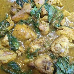 แกงคั่วไก่ใบยี่หร่า