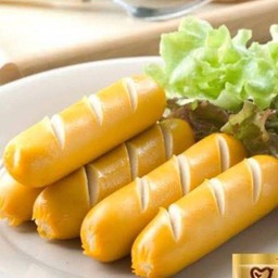 ฮอทด็อกทอด ซอสมะเขือ