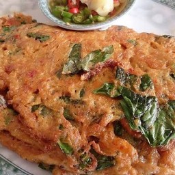 ข้าวไข่เจียวห่อหมกหมูชิ้น