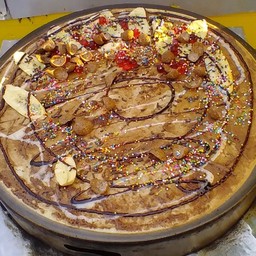 นูเทลล่า+กล้วยหอมทอง+ซีเรียล+เจลลี่+เรนโบว์+ช็อกชิพ