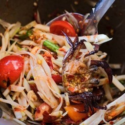 ส้มตำปลาร้า ปูนา(ธรรมดา)