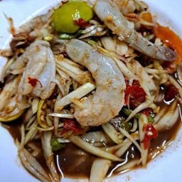 ตำกุ้งสด