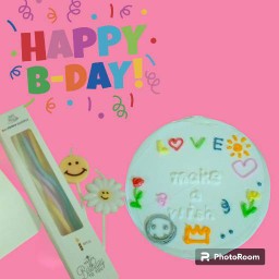 185.พร้อมส่ง10cm หรือ1ปอน  เกาหลีมากบัตเตอครีมจะสวยกว่านะคะ