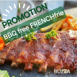 ซี่โครงบาบีคิว แถม เฟรนต์ฟราย