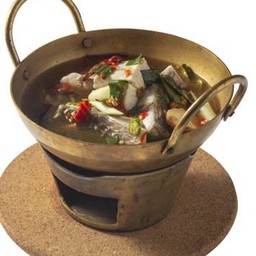 ต้มแซ่บปลากระพง Spicy Sea Bass Soup