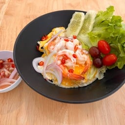 H4/ ข้าวไรซ์เบอรี่ไข่ขยี่กุ้ง