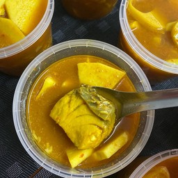 แกงเหลืองปลากะพง ( เล็ก )