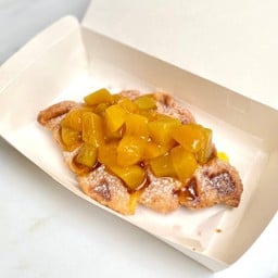 Peachy Mango Croffle