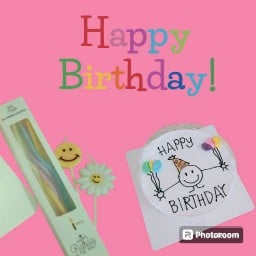 141.พร้อมส่งขนาด 10 cm ถือโป่ง