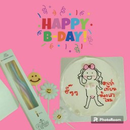 142.พร้อมส่ง10cm เป่าเทียน