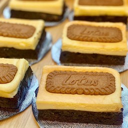 Brownie biscoff Cheese Cake
