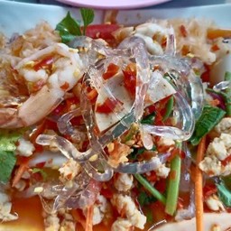 ยำเส้นแก้ว (มีถ้วย ตะเกียบ ช้อน พร้อมทาน)