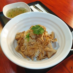 ข้าวหน้าหมูชาบู ซอสเทอริยากิ