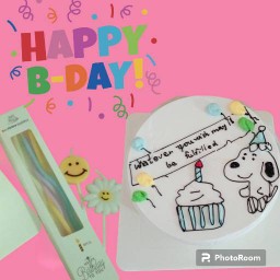 84.พร้อมส่ง10cm สนุปปี้คัพเค้ก