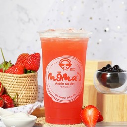 ชาเขียวโยเกิร์ตสตรอเบอร์รี่