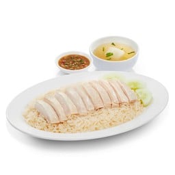 ข้าวมันไก่สูตรไหหลำ (M) - สะโพกน่อง