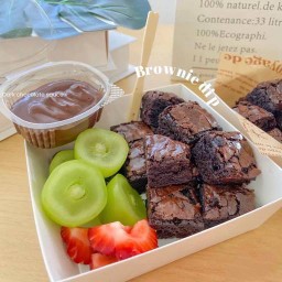 บราวนี่ ดิป - Brownie Dip mix fruit