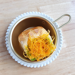 ปังสังขยาใบเตยฝอยทอง