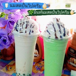 มิ้นท์นมสดปั่นวิปครีม