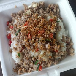 หมูสับคั่วพริกเกลือ
