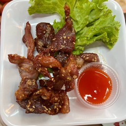 เนื้อแดดเดียวทอด