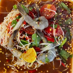 ตำ-นัว กากหมูทอด สระบุรี(อร่อยไม่ซ้ำจำสูตรไม่ได้)