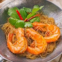 กุ้งอบวุ้นเส้น