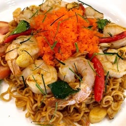 มาม่าไข่กุ้งล้น2ก้อนอิ่มจุใจ