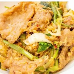 สุกี้แห้ง+หมูหมัก