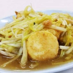 กุ้ยไฉ้ขาวผัดเต้าหู้หมูสับ