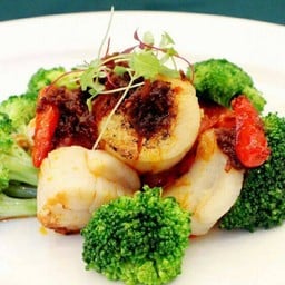 หอยเชลส์ผัดซอส xo (s)