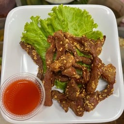 หมูแดดเดียวทอด