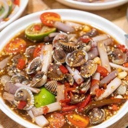 9 ยำหอยแครง สายบัว