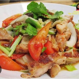 ยำไทยไก่ย่างอร่อยไม่มีซ้ำ