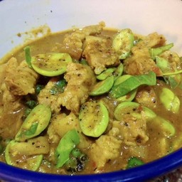 แกงพริกหมูสามชั้น