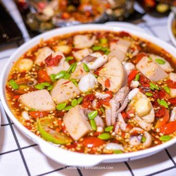 18ยำหมูยอ+หมึกสาย