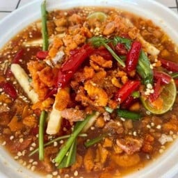 12 ยำไข่ปู  สายบัว