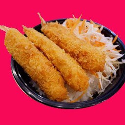 ข้าวกุ้งทอด