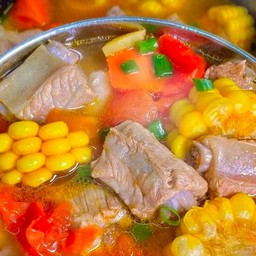 ซุปข้าวโพดซี่โครงหมู