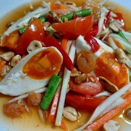 ตำไทยไข่เค็ม