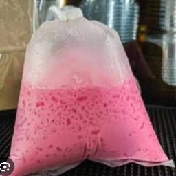 นมเย็น ถุงกระดาษ