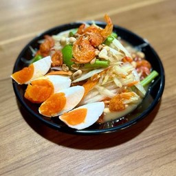 ตำไทย ไข่เค็ม