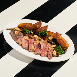 Picanha Double Garlic Rare Steak Truffle Oil