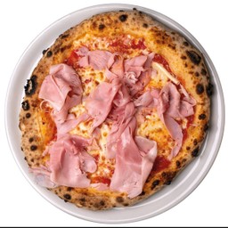 พิซซ่ามะเขือเทศและแฮม