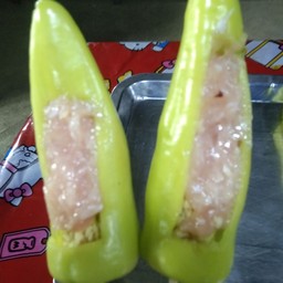 พริกหยวกหมูเด้ง