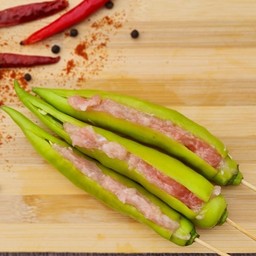 พริกหยวกยัดไส้หมูเด้ง