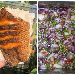 ข้าวปลาแกะ พริกน้ำปลารสเด็ด