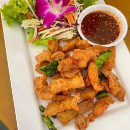 หมูสามชั้นทอด