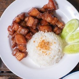 ข้าวหมูทอด