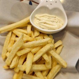 เฟรนฟรายซาวครีมและหัวหอม + ดิปซาวครีมและหัวหอม